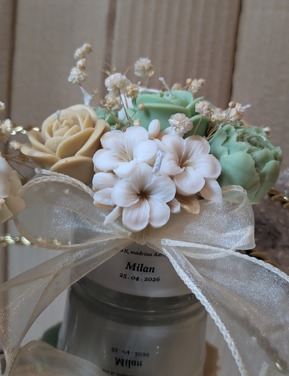 Bouquet Velas personalizado | Dolce Candela